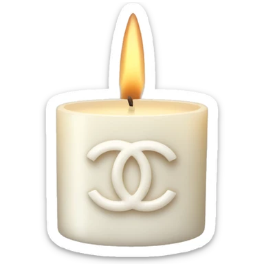 Chanel candle sticker
