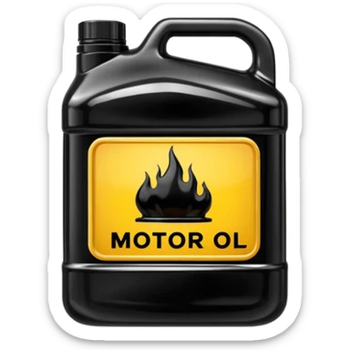 motor oil orijinal sticker