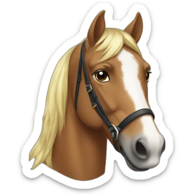 Equestrian sticker