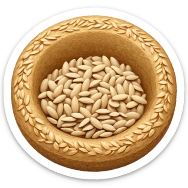 oat grains sticker