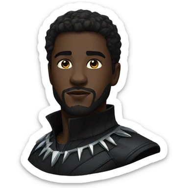 black panther marvel sticker