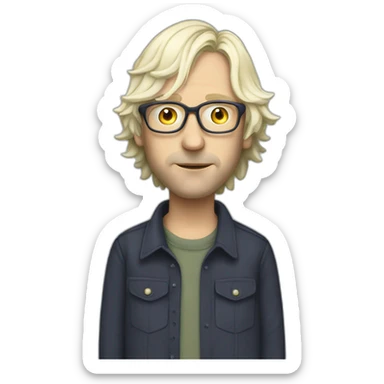 Mike Mills from R.E.M. sticker