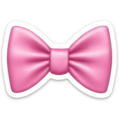 Pink bow tie sticker