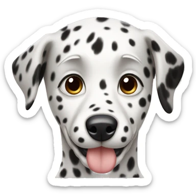 Dalmatian puppy  sticker