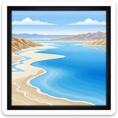 Dead sea images sticker