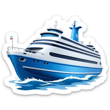 passenger ferry boat sticker