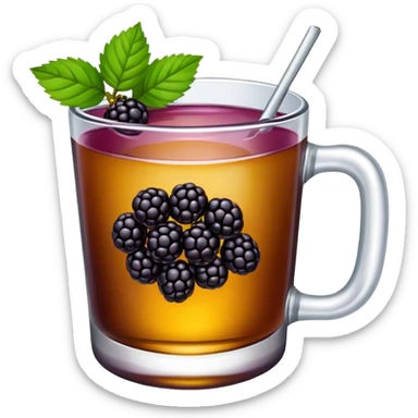 Blackberry mule sticker