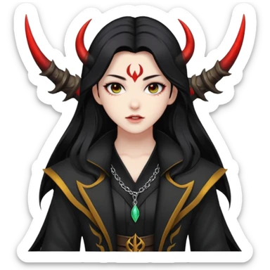 Rumi from K-pop demon hunters sticker