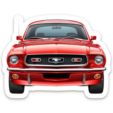 Ford mustang sticker