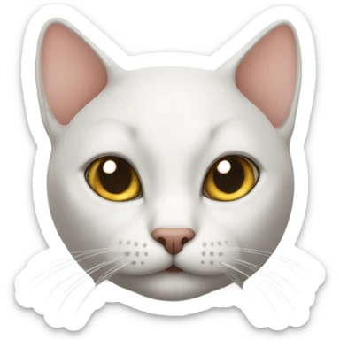 Bald cat sticker