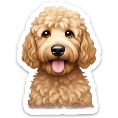 Mini Goldendoodle sticker