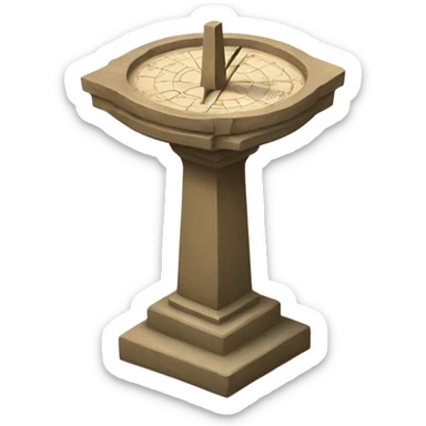 sundial sticker