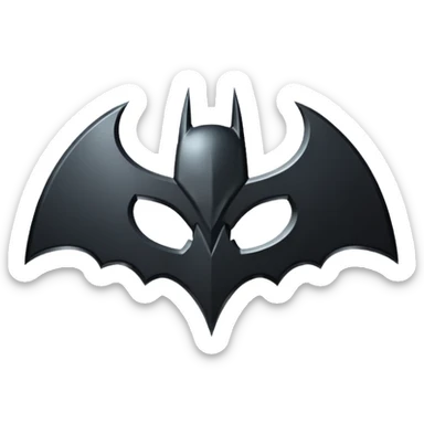 arkham batman symbol sticker