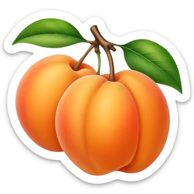 apricot sticker