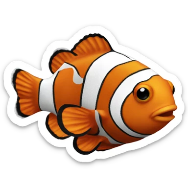 Clown fish  sticker