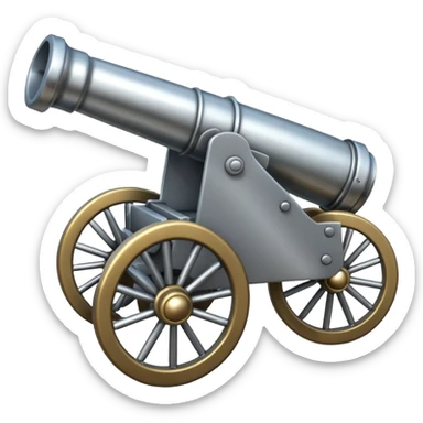 A cannon for Arsenal FC sticker