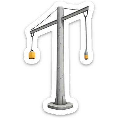 electric pole cement sticker