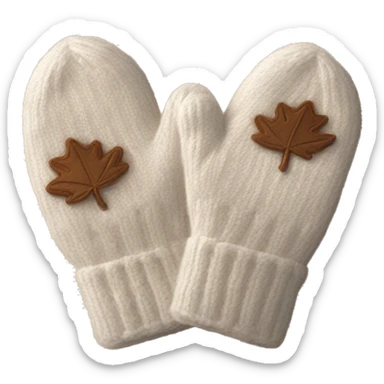 Cozy fall mittens  sticker