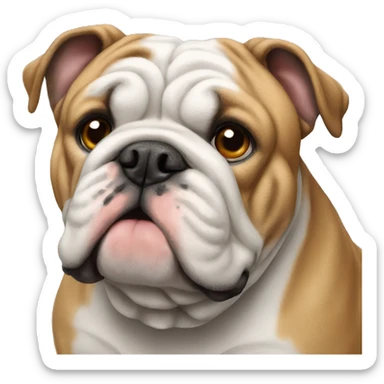 English bulldog  sticker