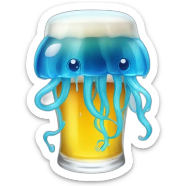 blue+jellyfish-with-beer sticker