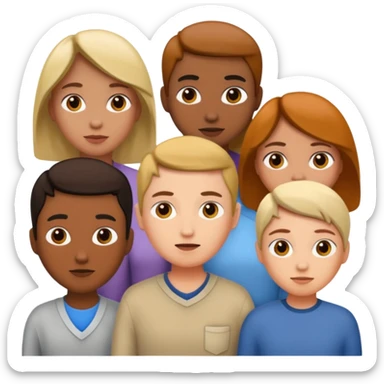 Neighbors staring  sticker