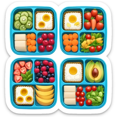 meal prep bento boxes sticker