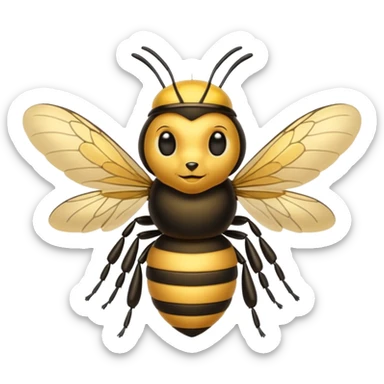 Queen bee sticker