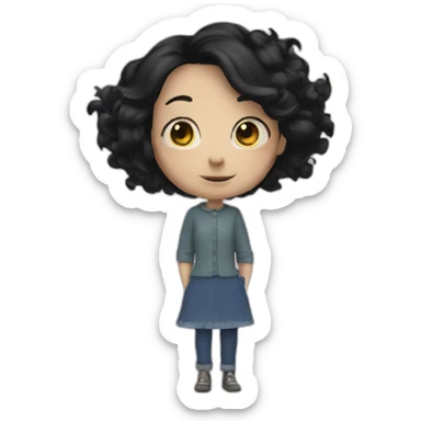 Other mum coraline sticker