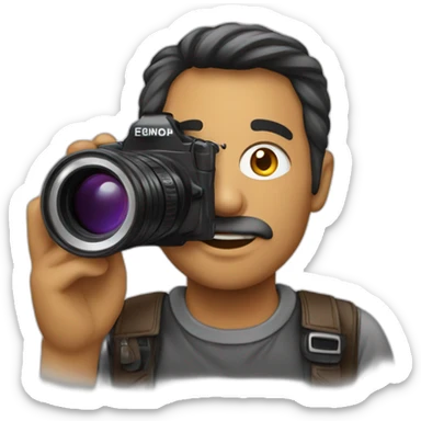 Latín photographer sticker