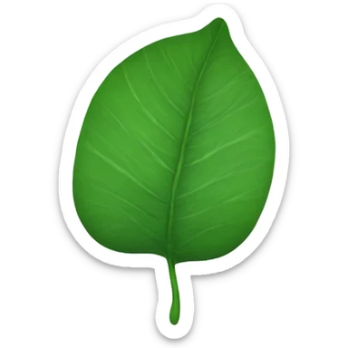 single betel leaf sticker