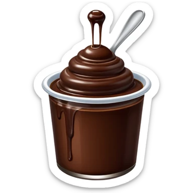 salsa de chocolate sticker