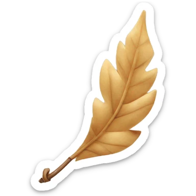 wind leaves falling sticker