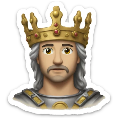 Baudoin 4 kingdom of heaven sticker