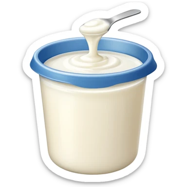 Yogurt envasado  sticker