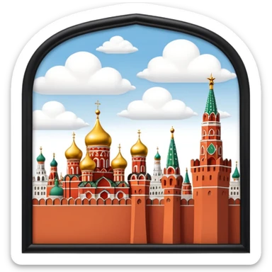 Moscow  Mini Kremlin sticker