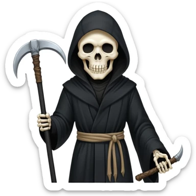 grim reaper sticker