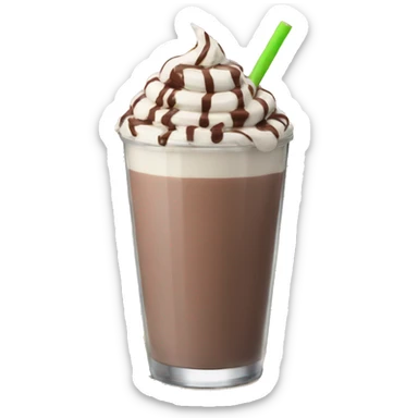 Chocolate milkshake  sticker