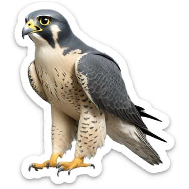peregrine falcon with ht sticker