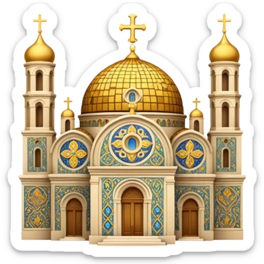 Byzantine church sticker