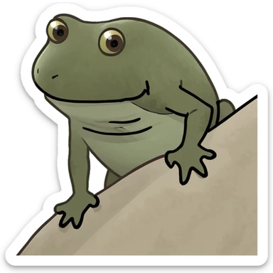 bufo climbing sticker