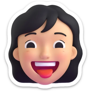 laughing and crying sticker