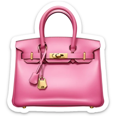 Pink birkin gold hardware 
 sticker