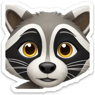 racoon sticker