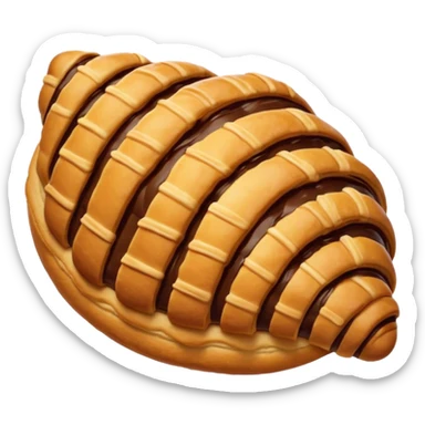 Chocolate crossaint sticker