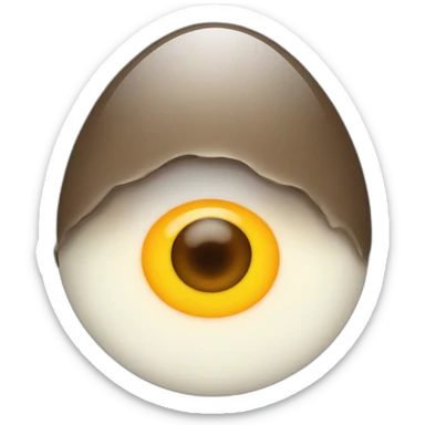 eggs for eyeballs sticker