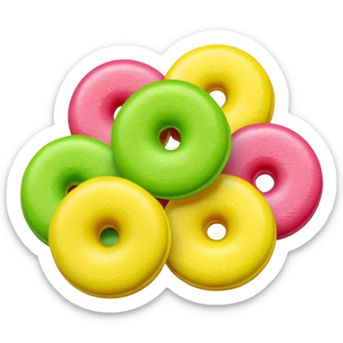 Sour candy sticker