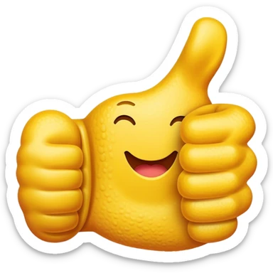 thumbs up sticker