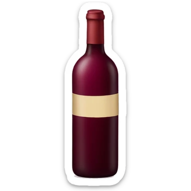 Wine-colored number 7 sticker