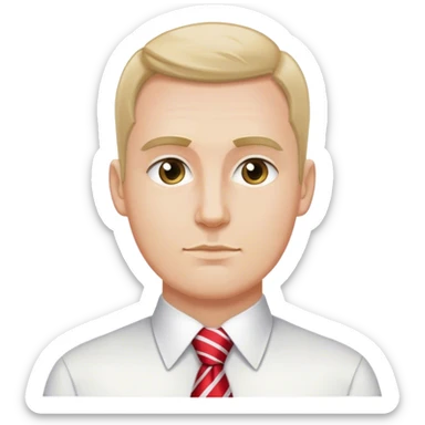 Man polish patriot poland tie
 sticker