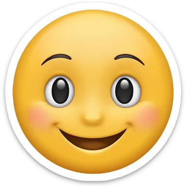 Smile emoji  sticker